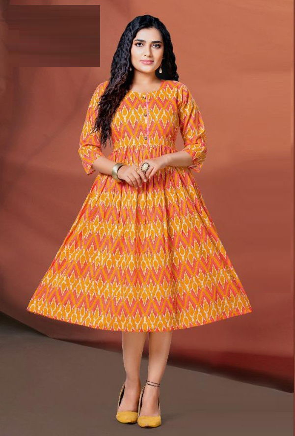 Mayra Cotton Crunchy 4 Casual Wear Fancy Designer Cotton Kurti Collection